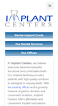 Mobile Screenshot of implantcenters.com